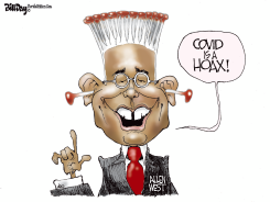 ALLEN WEST COVID by Bill Day
