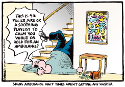 AMBULANCE WAIT TIMES by Ingrid Rice