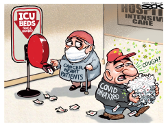 ICU BEDS SHORTAGE by Steve Sack
