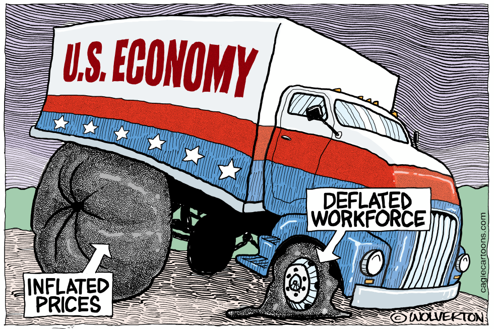 U.S. Economy Truck Rolls on Mismatched Tires of Prices and Workforce