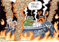 CLIMATE CRISES by Pat Bagley