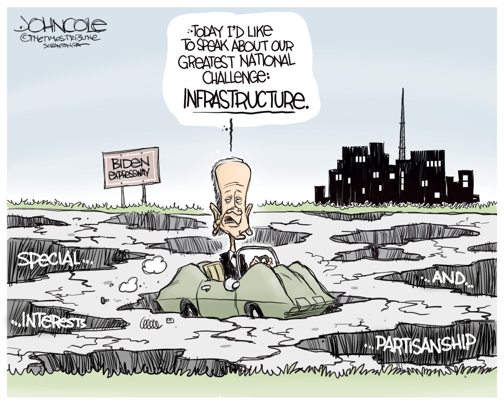 Biden's infrastructure expressway