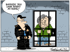 BANNON IN THE SLAMMER by Bob Englehart