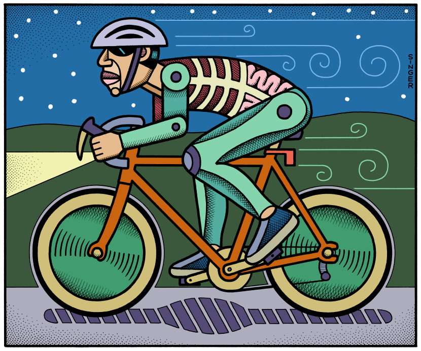 Night Bicyclist