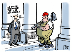 EU AND POLISH HANDYMAN by Tom Janssen