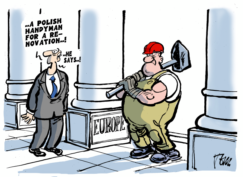 EU and Polish handyman