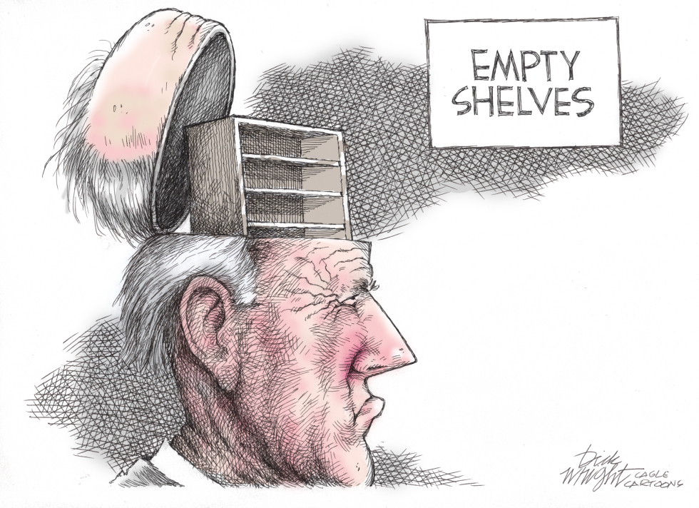 Biden Shelves Empty