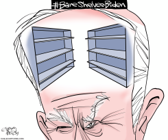 BARE SHELVES BIDEN by Gary McCoy