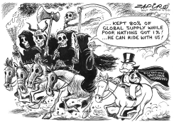 VACCINE HOARDING by Zapiro