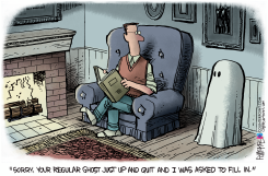 SCARY LABOR SHORTAGE by Rick McKee