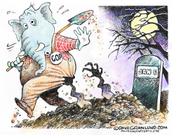 JAN 6 WON'T DIE by Dave Granlund