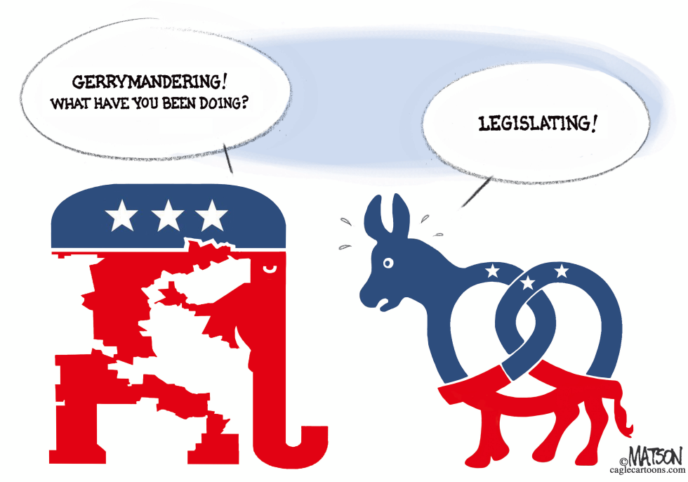 Republicans Gerrymander While Democrats Legislate