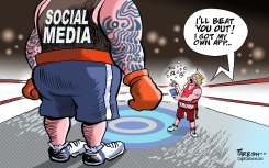 TRUMP'S NEW SOCIAL MEDIA by Paresh Nath