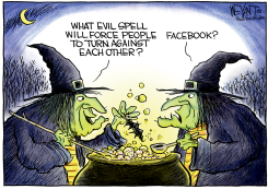 ZUCKERBERG'S WITCHBOOK by Christopher Weyant