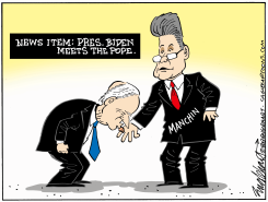 BIDEN MEETS THE POPE by Bob Englehart