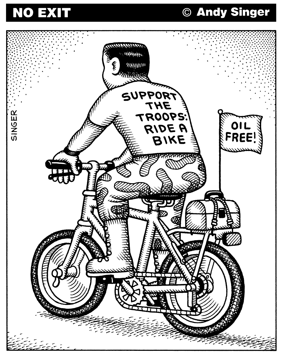 Support the Troops and Ride a Bicycle