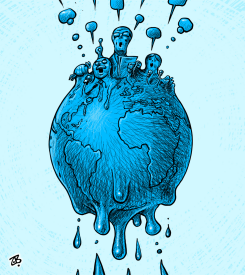 CLIMATE CHANGE SUMMITS  by Emad Hajjaj