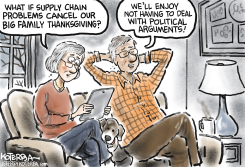 THANKSGIVING SUPPLY CHAIN by Jeff Koterba