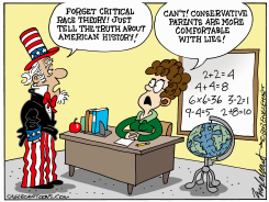 CONSERVATIVE RACE THEORY by Bob Englehart
