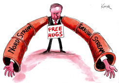 PUTIN GIVES FREE HUGS by Christo Komarnitski