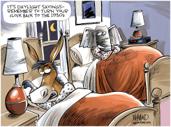 DAYLIGHT SAVINGS  by Dave Whamond