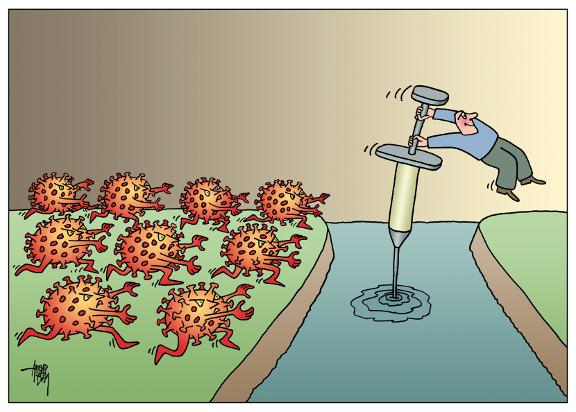 vaccination pole