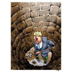 ROCK BOTTOM BREXIT by Hajo de Reijger