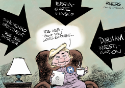 HILLARY ALL ALONG by Rivers
