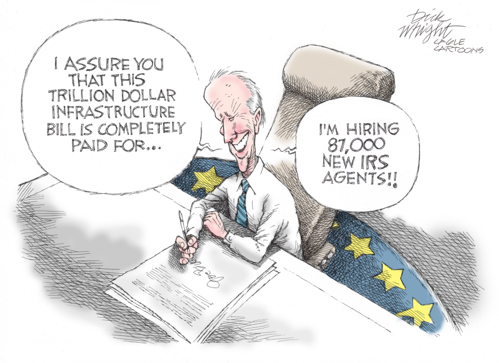 Biden Pays for Infrastructure Bill
