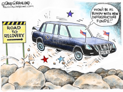 BIDEN ROAD TO RECOVERY by Dave Granlund