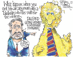TED CRUZ V. BIG BIRD by John Darkow