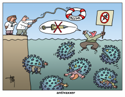 VACCINATION LIFE-BUOY by Arend van Dam