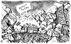 ECONOMIC REFORM B/W by Chris Slane