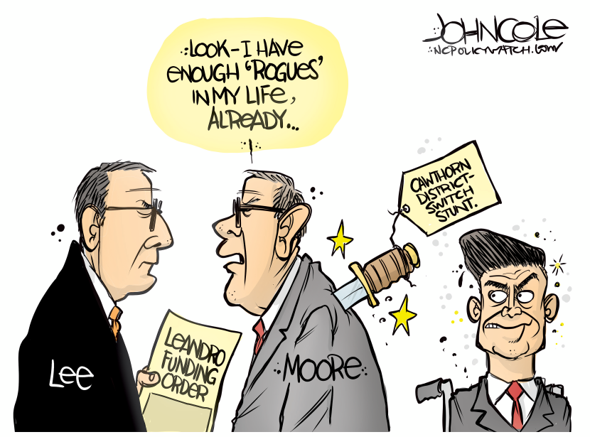 LOCAL NC -- Moore's 'rogues'