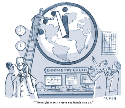 DOOMSDAY CLOCK by Peter Kuper