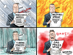 GLOBAL WARMING WORRIES by Kevin Siers
