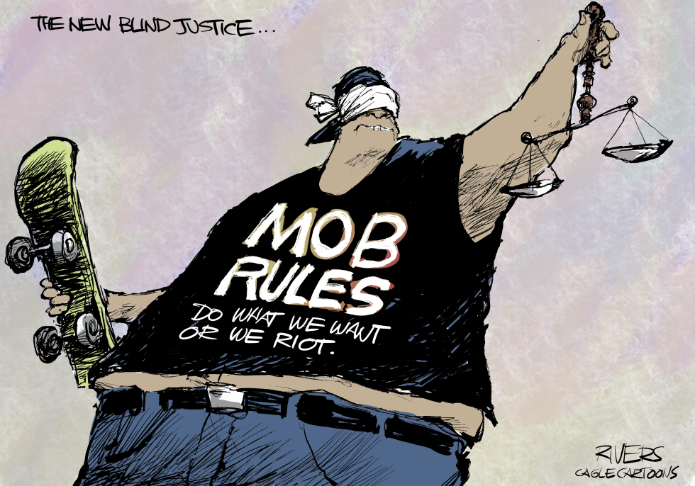 Mob rules the new blind justice