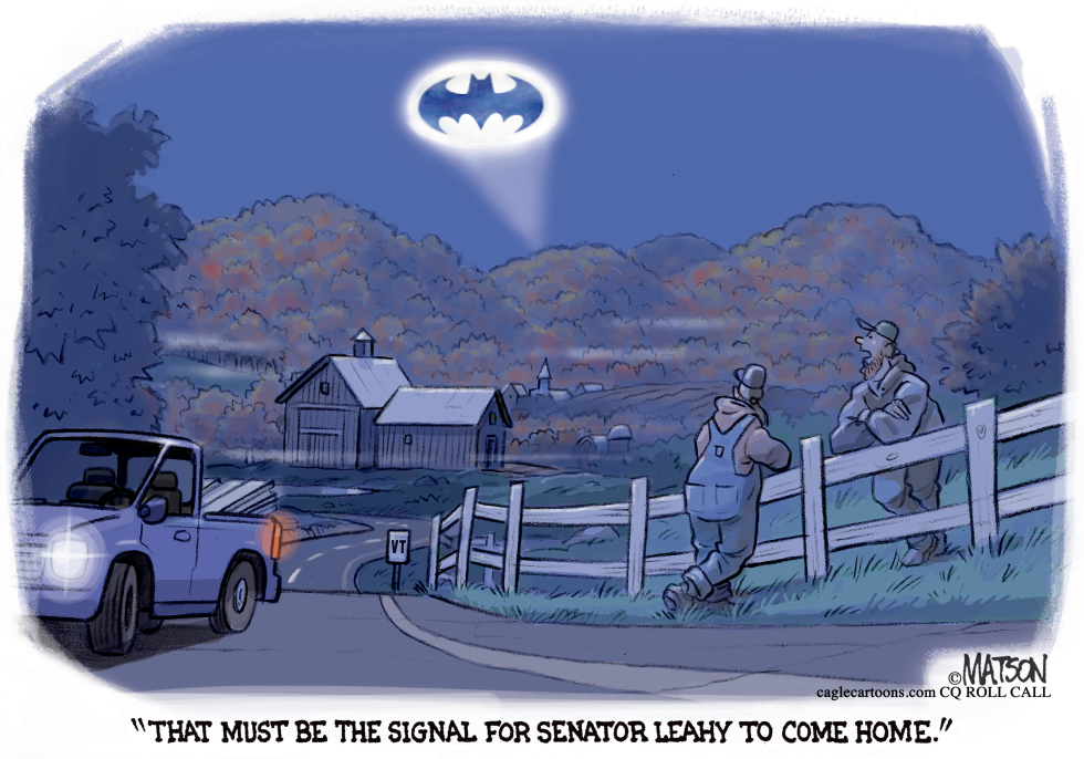 Longtime Vermont Batman Fan Senator Leahy
