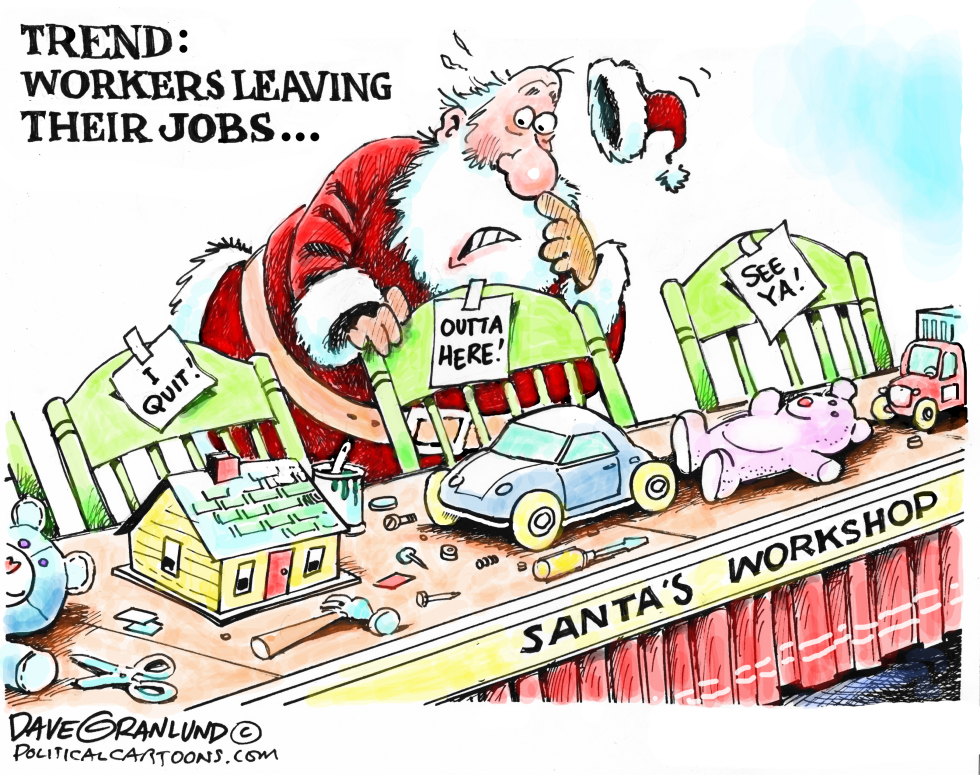 Workers quitting jobs