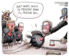 BANNON ARRESTED by Adam Zyglis