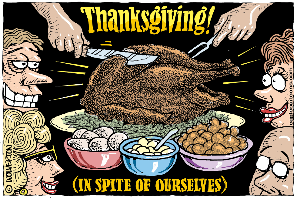 Thanksgiving In spite of ourselves
