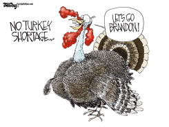NO TURKEY SHORTAGE by Bill Day