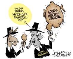 GERRYMANDERED TURKEY by John Cole