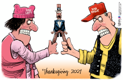 THANKSGIVING EXTREMES by Rick McKee