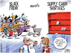 BLACK FRIDAY SUPPLY CHAIN by Dave Whamond