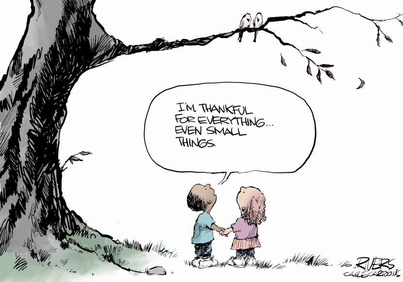 Being thankful