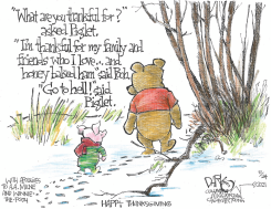 TRUE MEANING OF THANKSGIVING by John Darkow