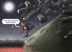 NOT GETTING VACCINATED by Marian Kamensky