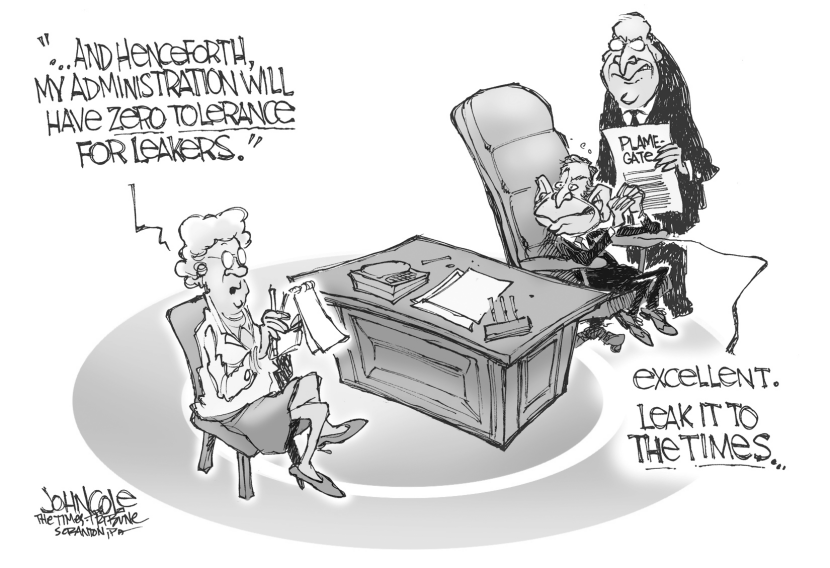 Bush and leaks