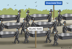 UNVACCINATED STREET by Marian Kamensky